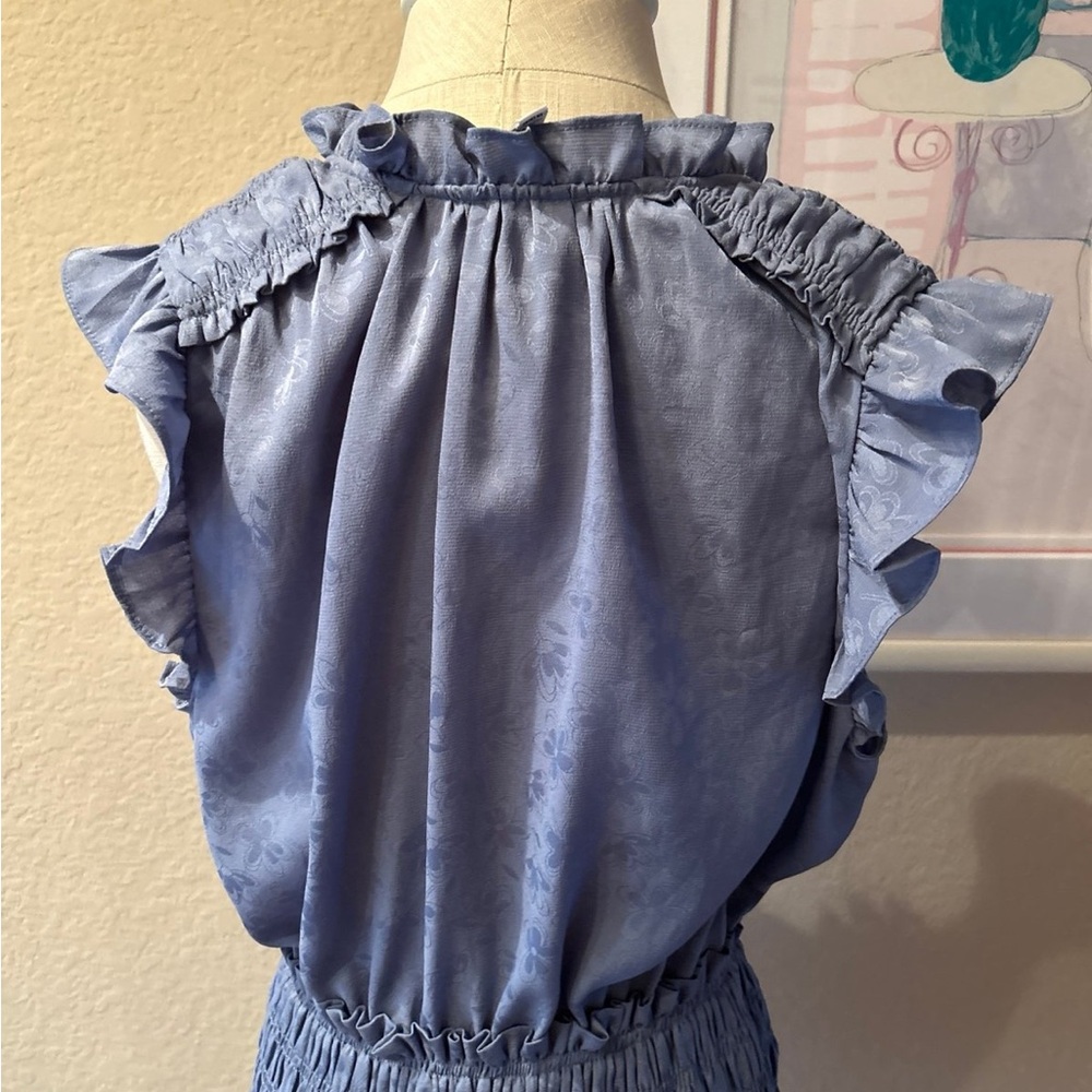 Current Air Ruffled & Smocked Mini Dress - Picture 7 of 12